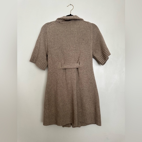 Banana Republic Women’s Small Elbow Sleeve Belted Cashmere Blend Sweater Coat - Picture 3 of 6